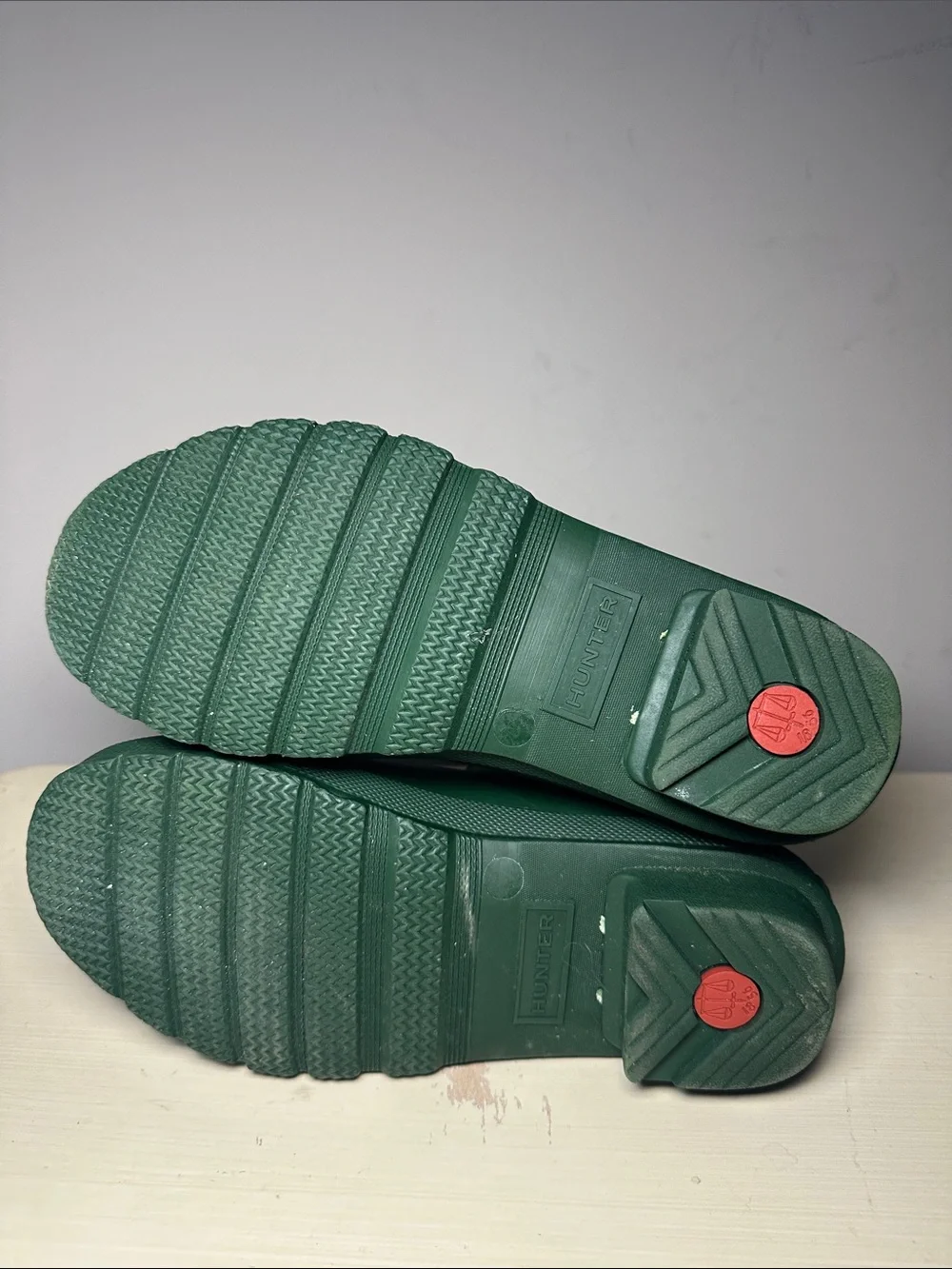 Hunter Deep dark Green Slip-On rain boots